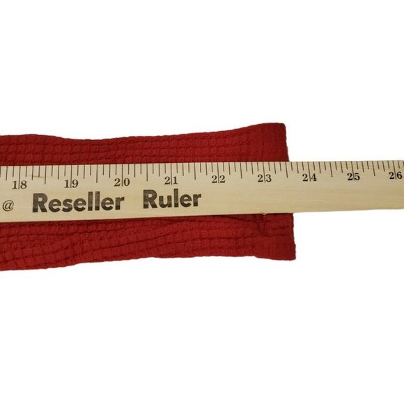 Topshop Red Knotted Blouse - Picture 10 of 10